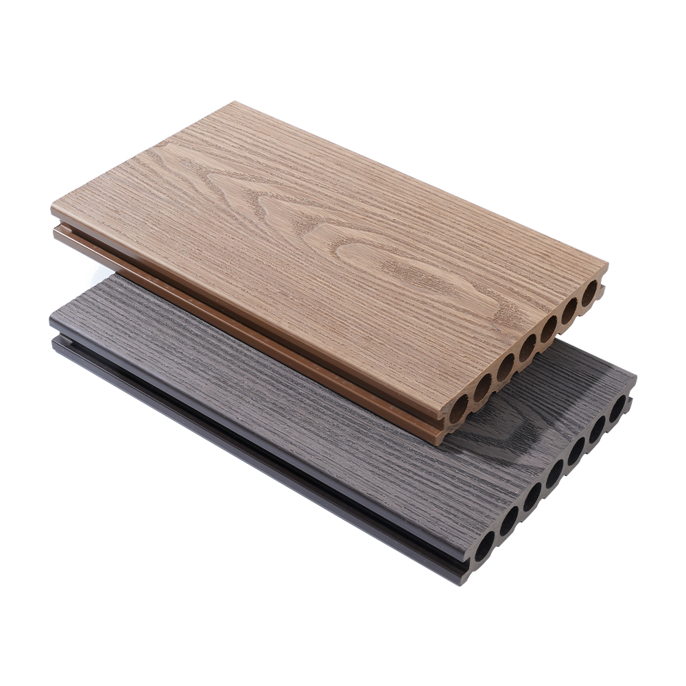 Decking Timbul 3D WPC Tujuh Lubang